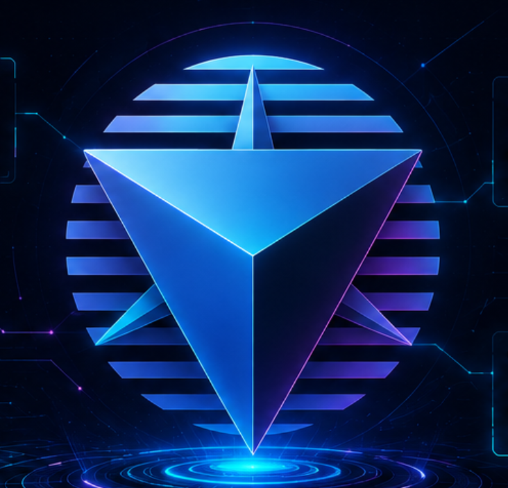Emblema futurista de Relativesoft