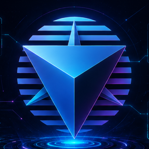 Logo futurista de Relativesoft
